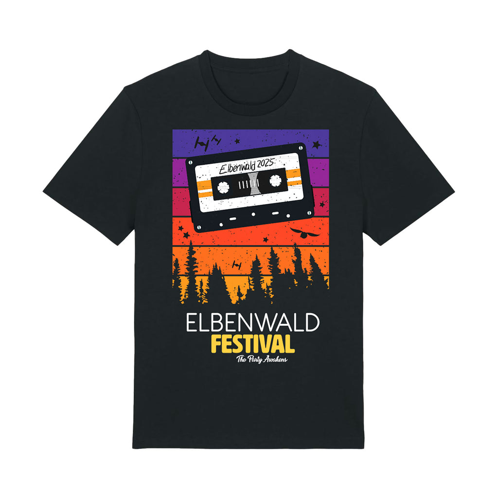 Productafbeelding Elbenwald Festival - Tape T-shirt zwart