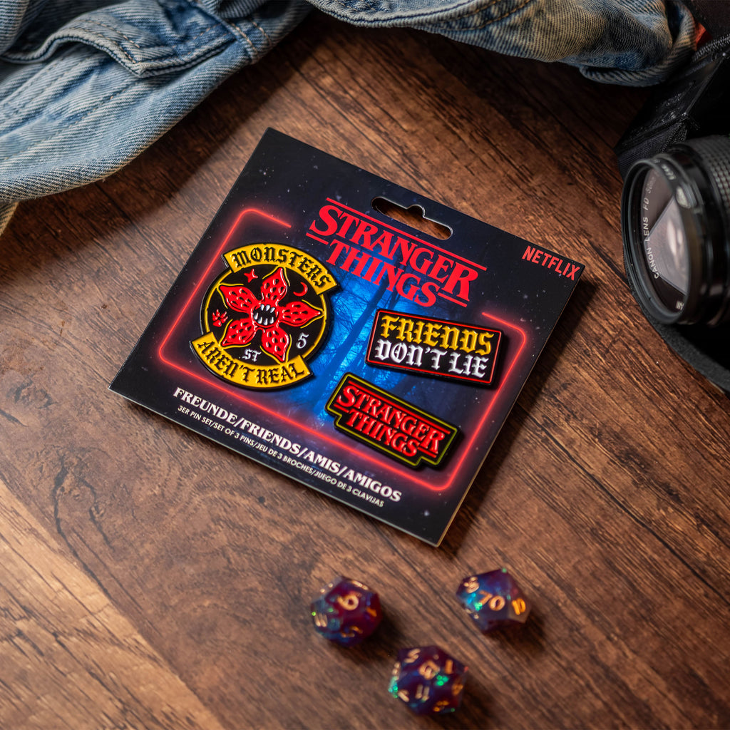 Productafbeelding Stranger Things - Friends Pins set van 3