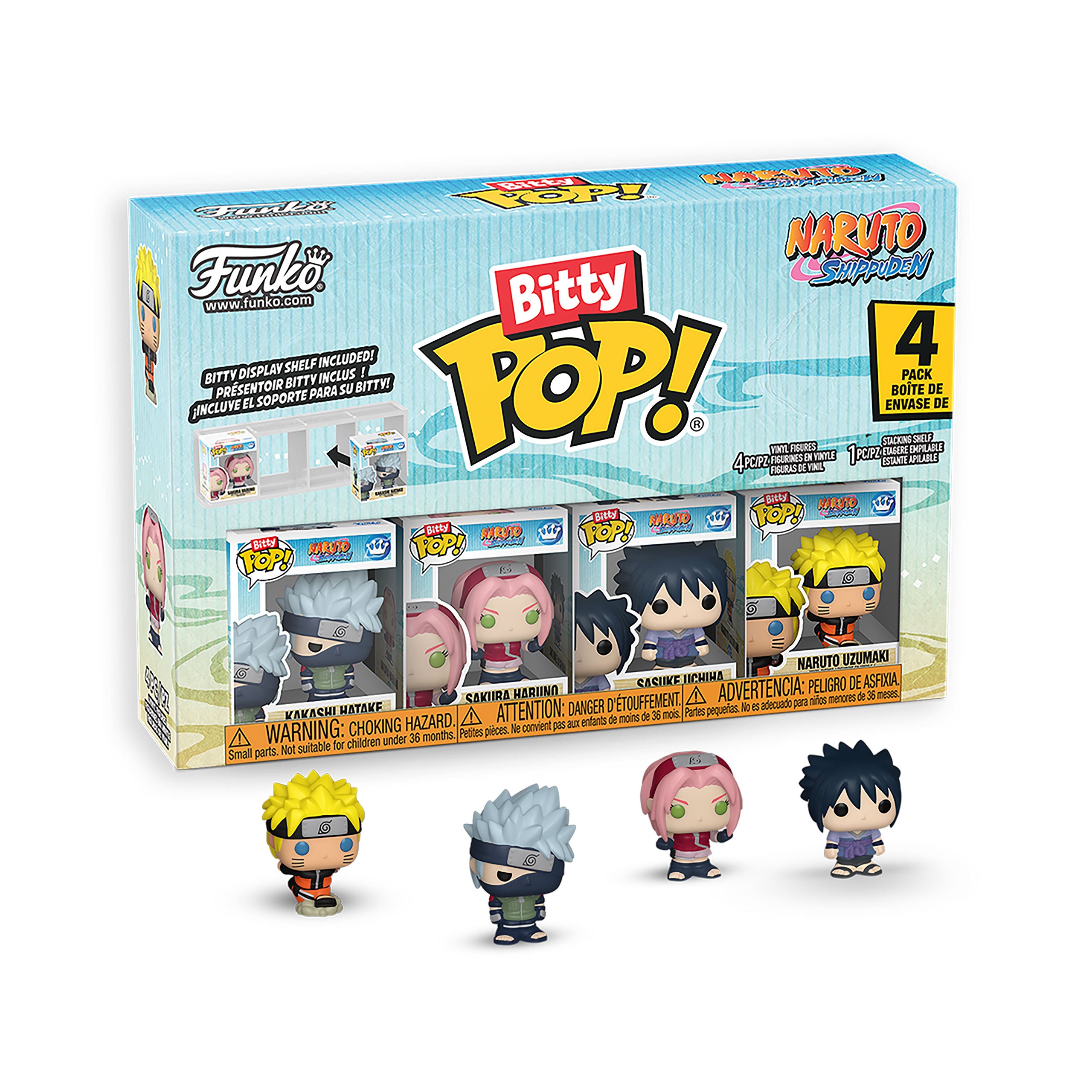 Productafbeelding Naruto - Battles Funko Bitty Pop 4-figuren set Serie 1