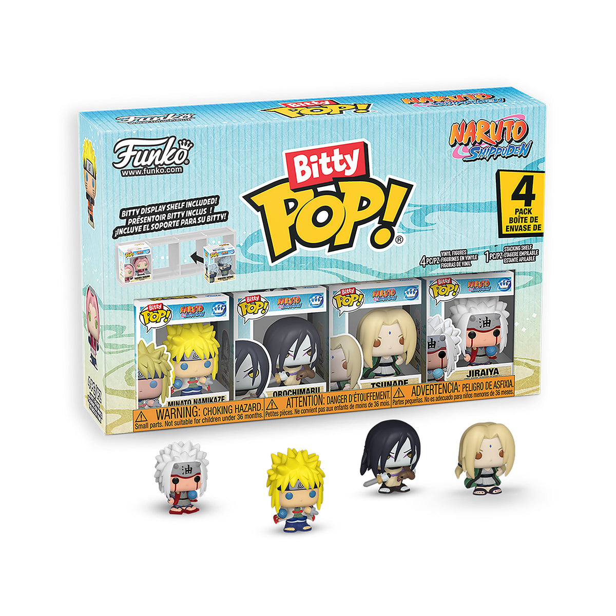 Productafbeelding Naruto - Battles Funko Bitty Pop set van 4 figuren Serie 2