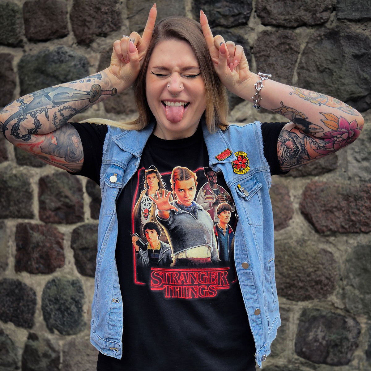 Productafbeelding Final Season Characters T-shirt - Stranger Things