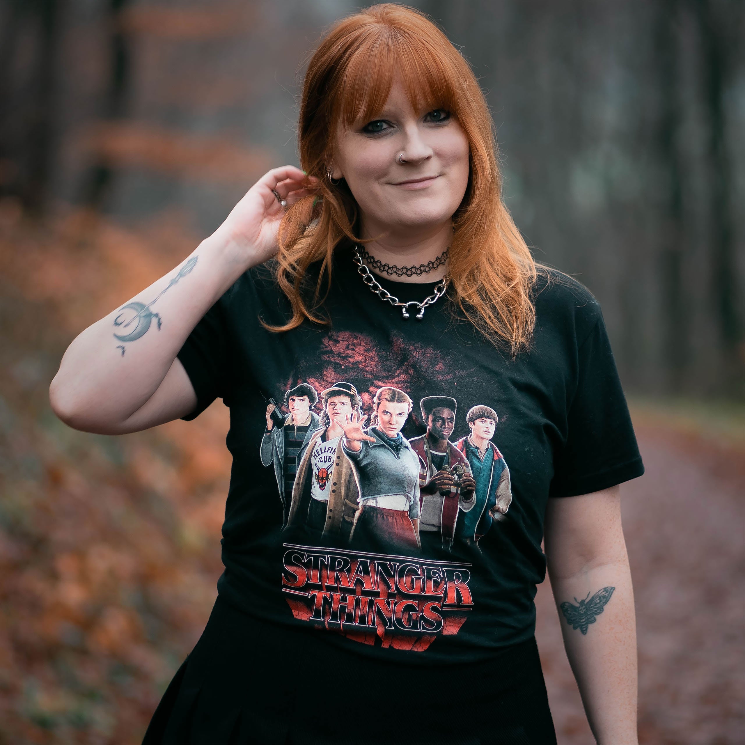 Productafbeelding Party vs. Vecna Final Season T-shirt - Stranger Things