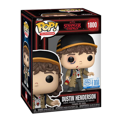 Productafbeelding Stranger Things – Dustin (Battle Damaged) Funko Pop! figuur