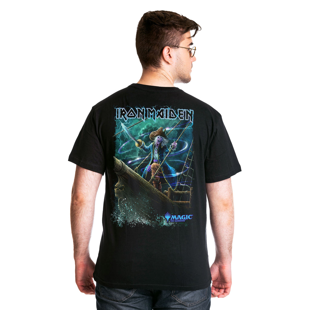 Productafbeelding Iron Maiden - Magic: The Gathering Captain N'Ghathrod T-shirt zwart