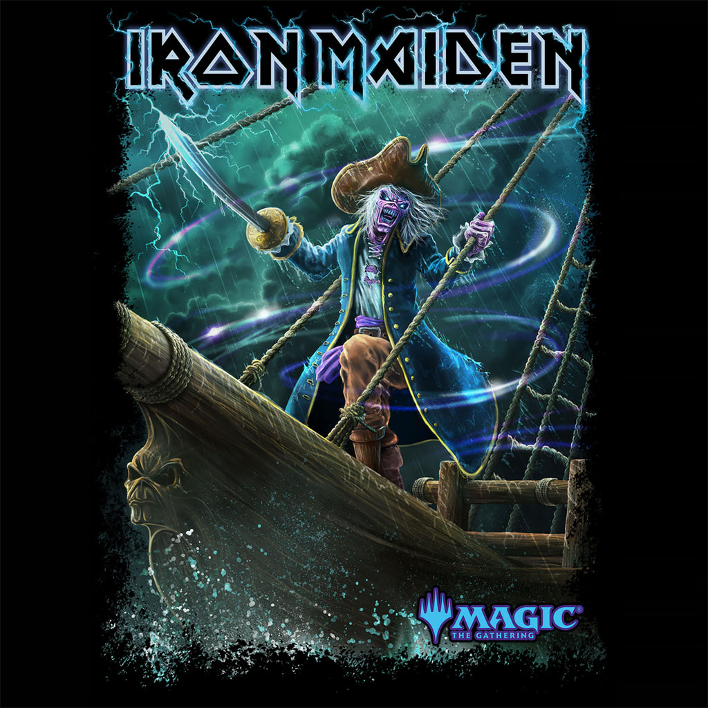 Productafbeelding Iron Maiden - Magic: The Gathering Captain N'Ghathrod T-shirt zwart