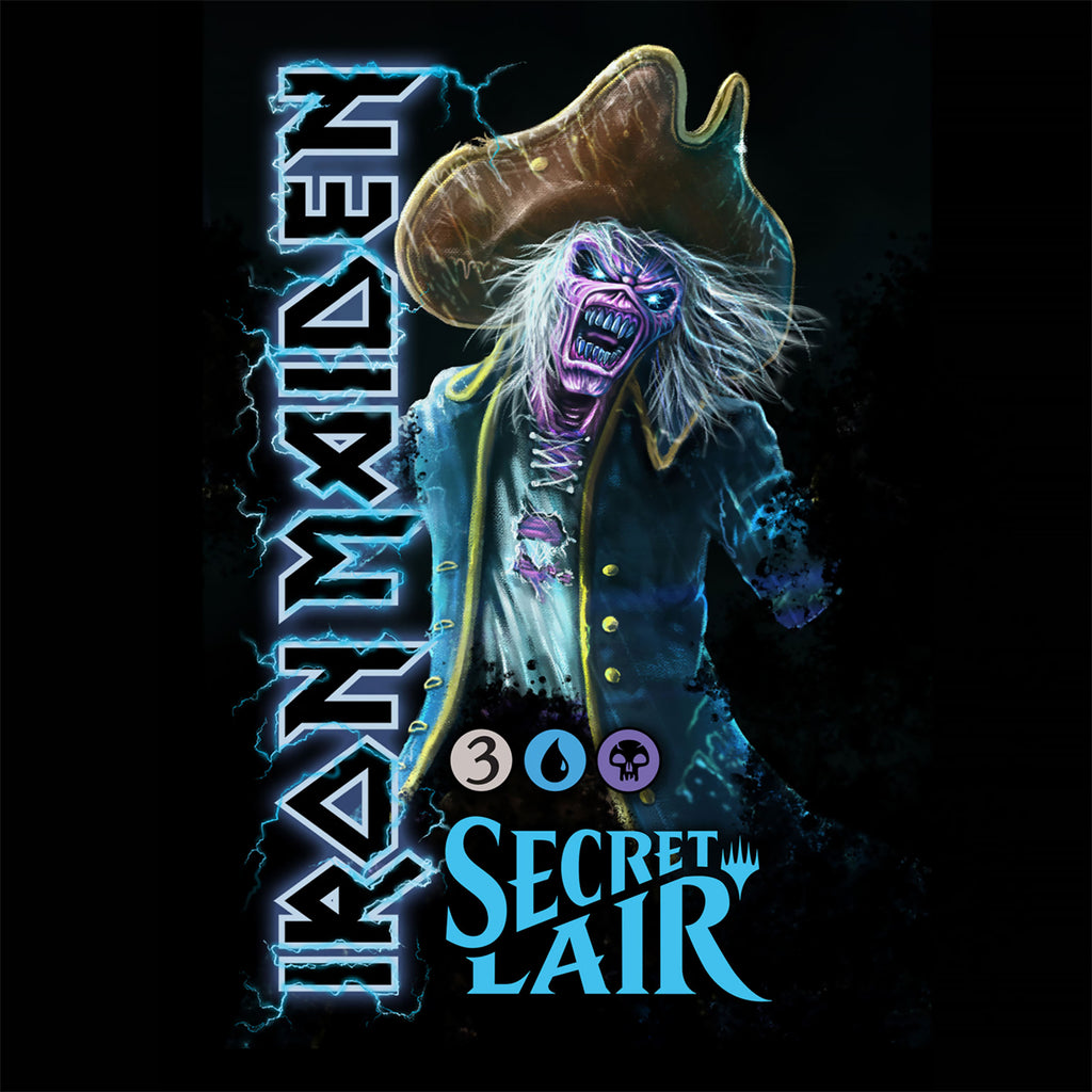 Productafbeelding Iron Maiden - Magic: The Gathering Captain N'Ghathrod T-shirt zwart
