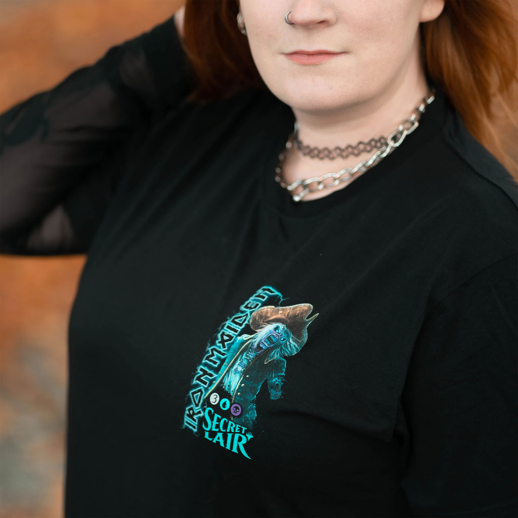 Productafbeelding Iron Maiden - Magic: The Gathering Captain N'Ghathrod T-shirt zwart