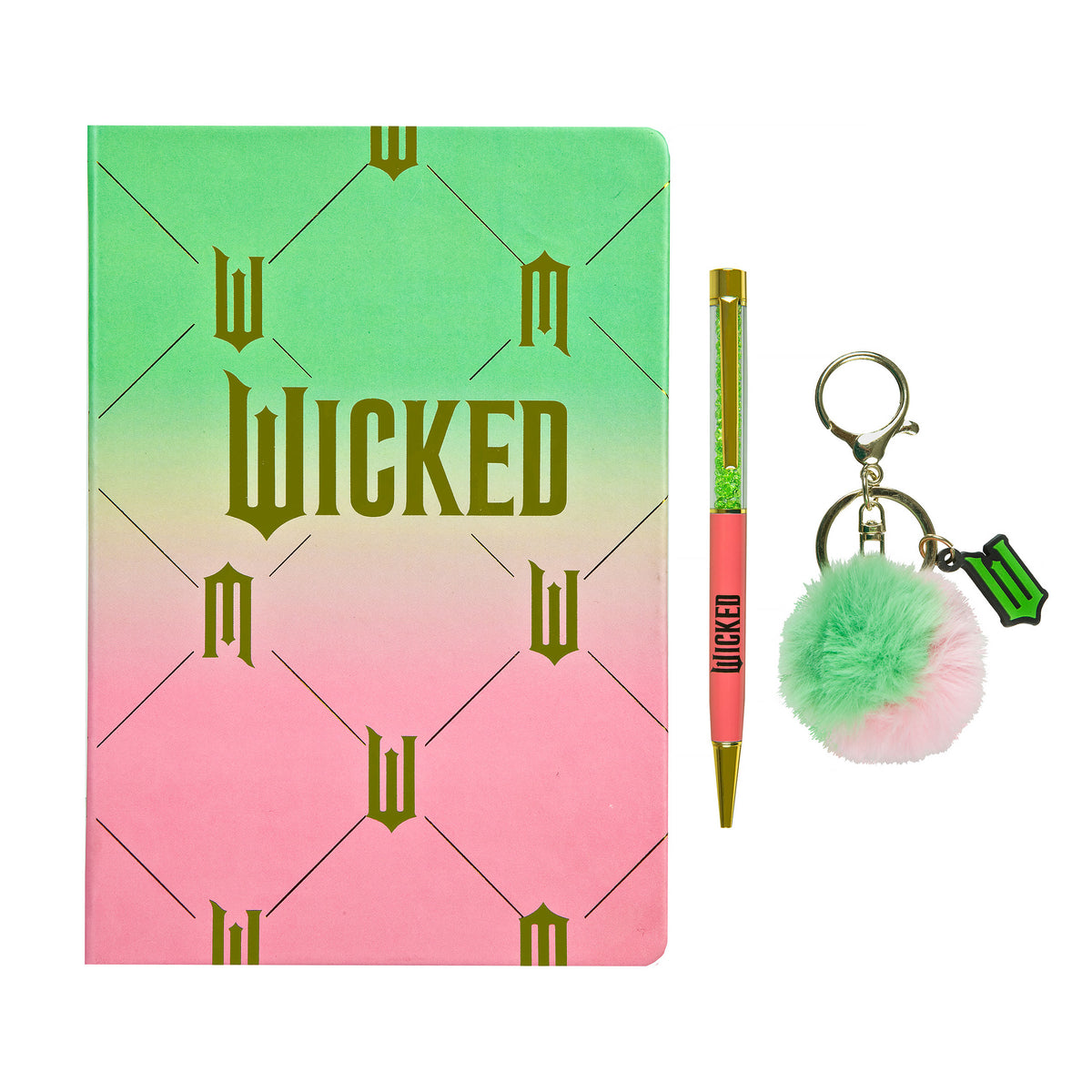 Productafbeelding Wicked - Notitieboek met balpen en sleutelhanger