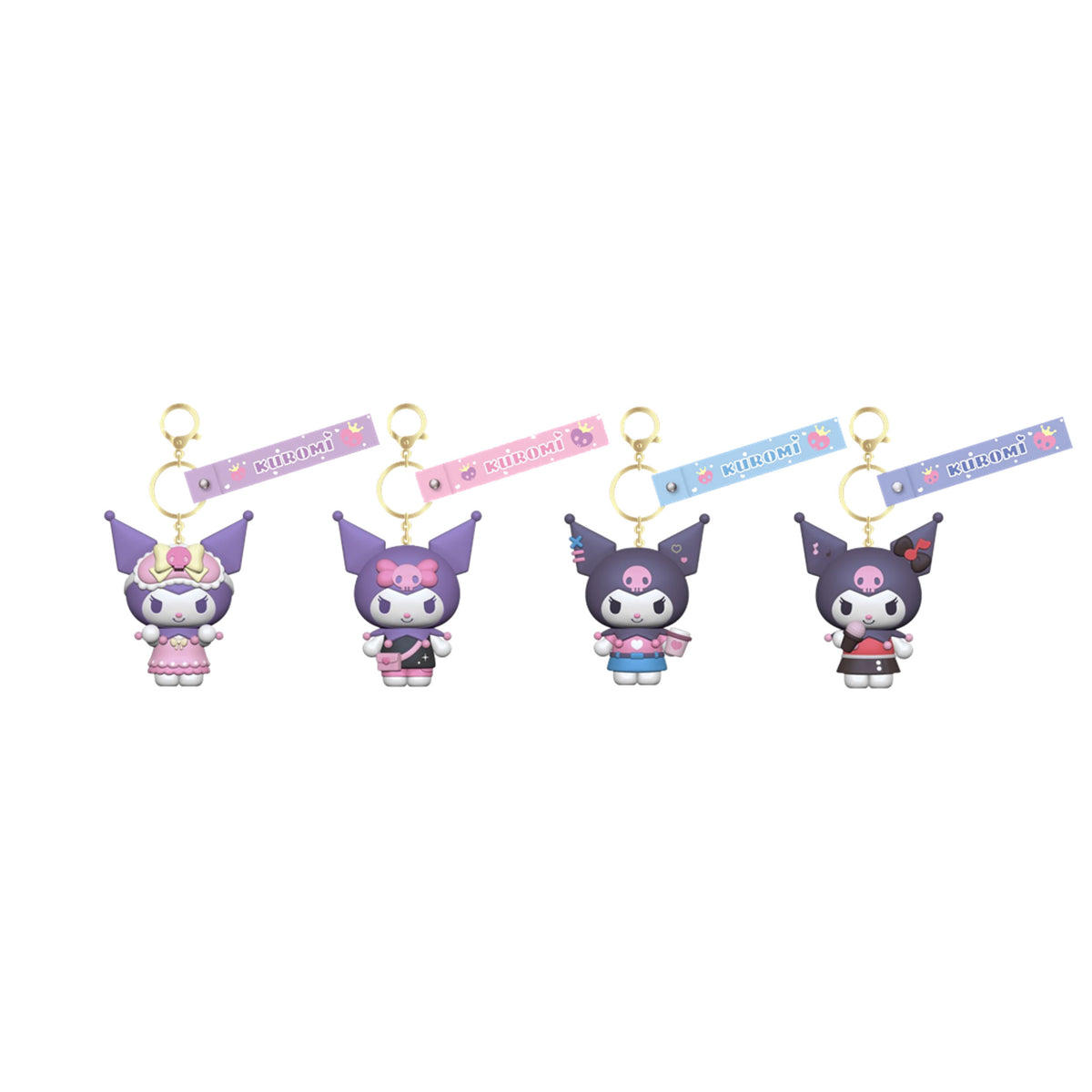 Productafbeelding Hello Kitty and Friends - YuMe Kuromi Cute Outfit Mystery Sleutelhanger