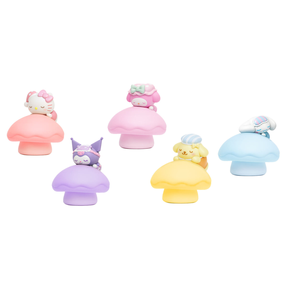 Productafbeelding Hello Kitty and Friends - YuMe Little Mushroom Mystery Mini Nachtlampjes Display