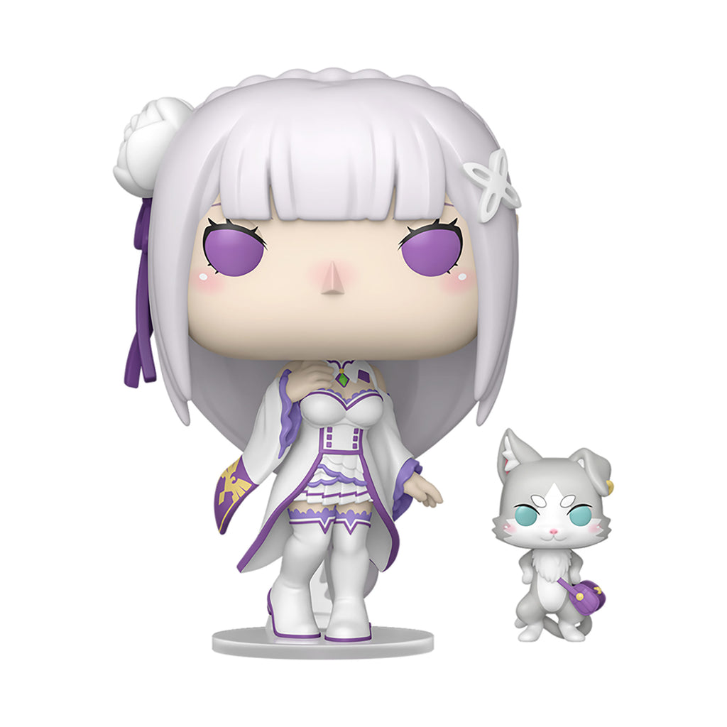 Productafbeelding Re:Zero - Emilia met Puck Funko Pop!-figuur