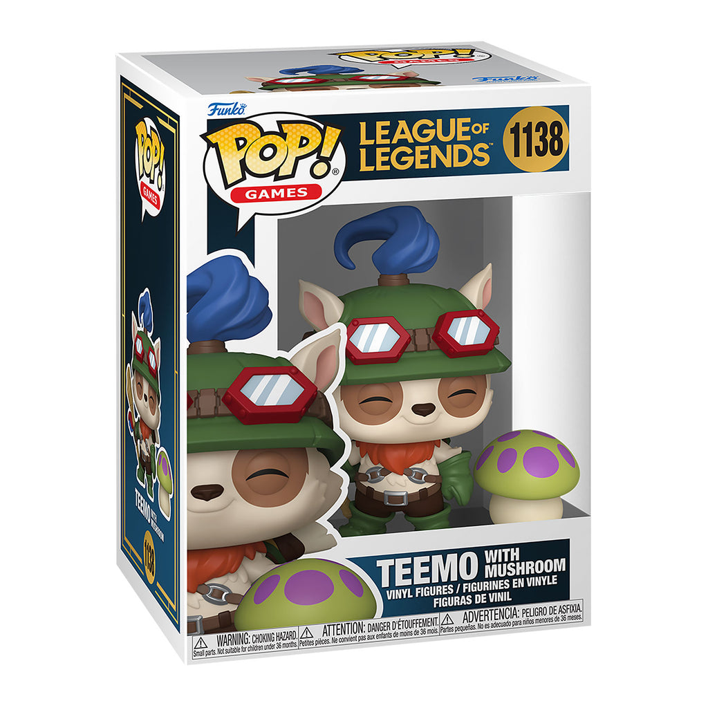 Productafbeelding League of Legends - Teemo met paddenstoel Funko Pop! figuur