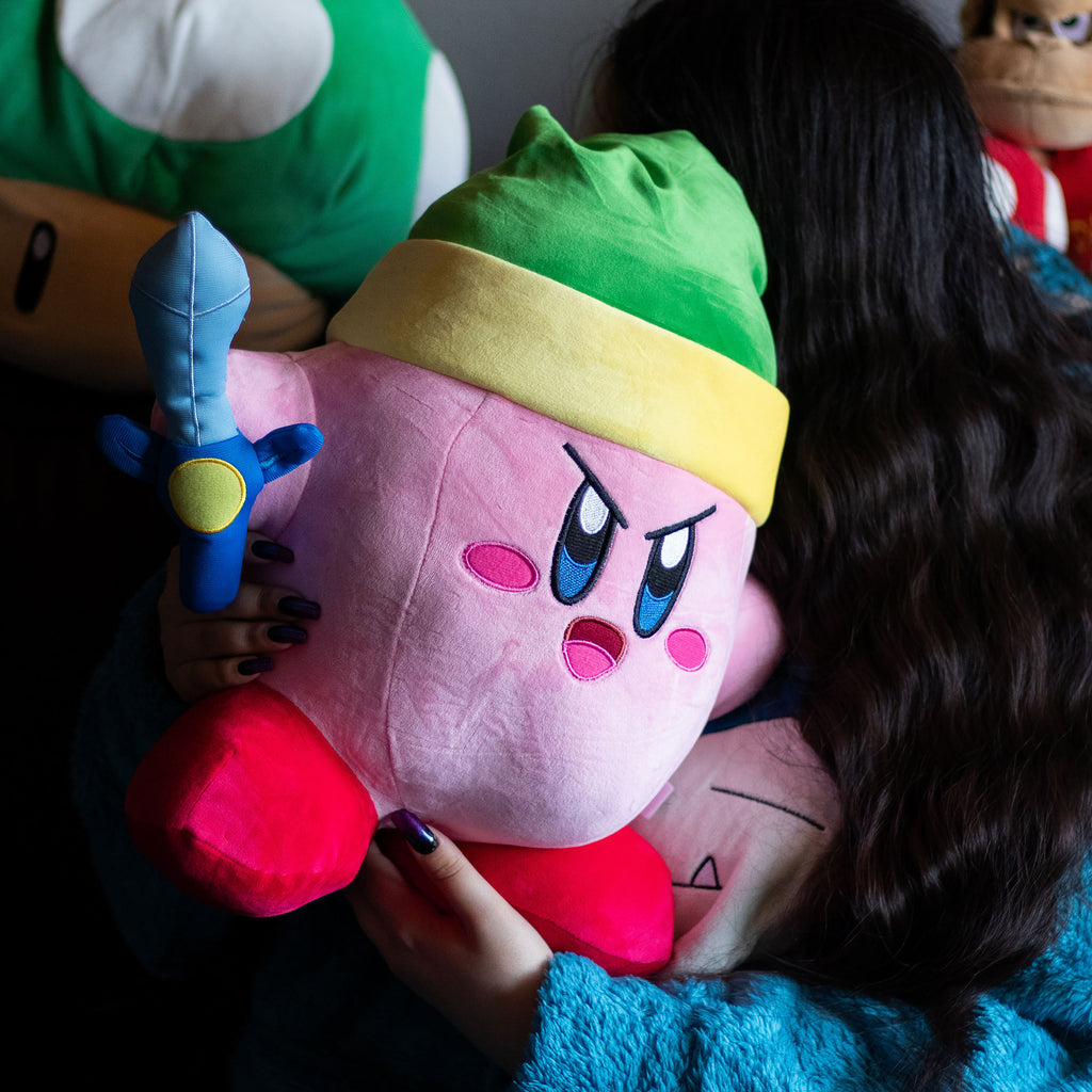 Productafbeelding Kirby met zwaard - Pluchen figuur