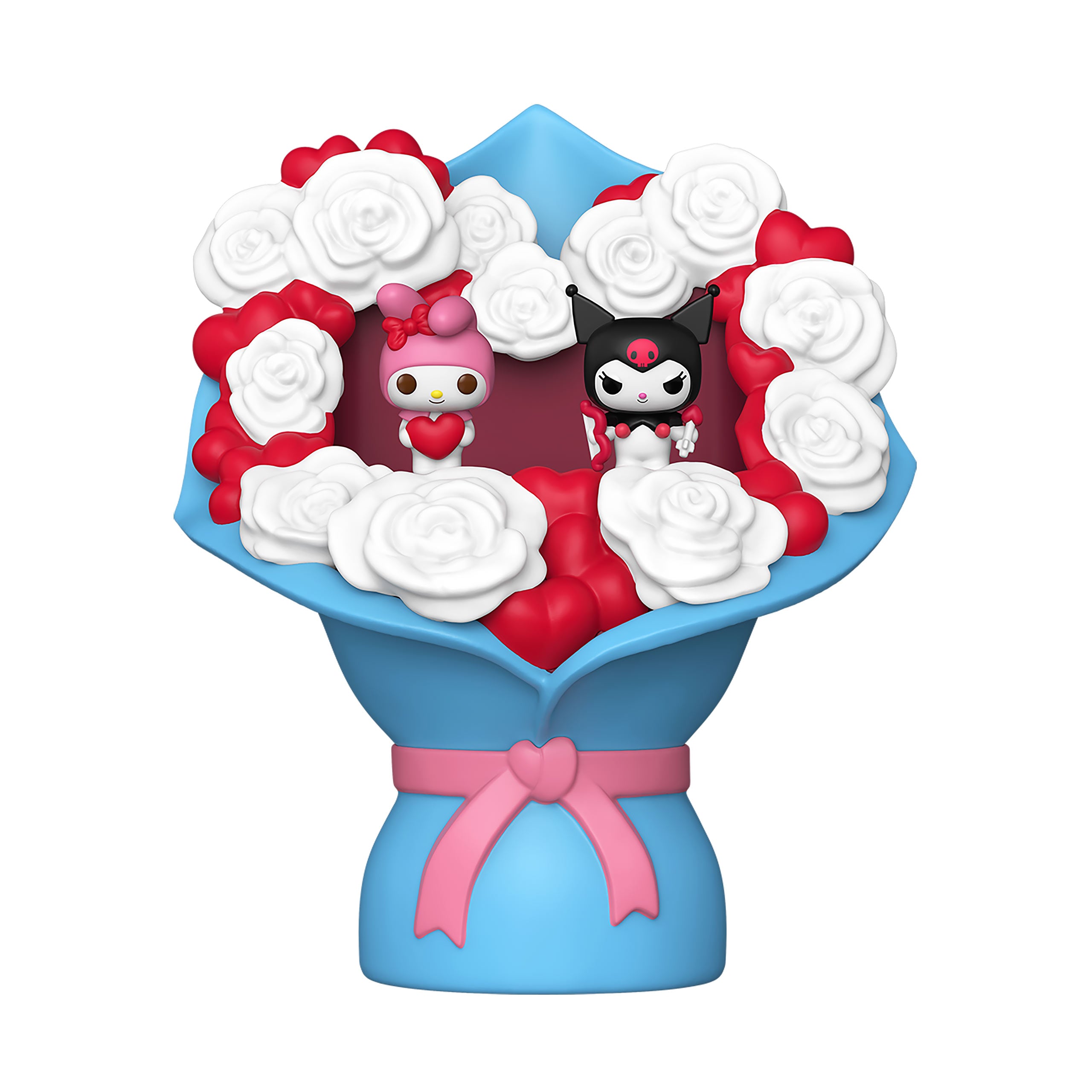 Productafbeelding Hello Kitty and Friends Kuromi en Hello Kitty Valentines Funko Bitty Pop Bouquet - Sanrio