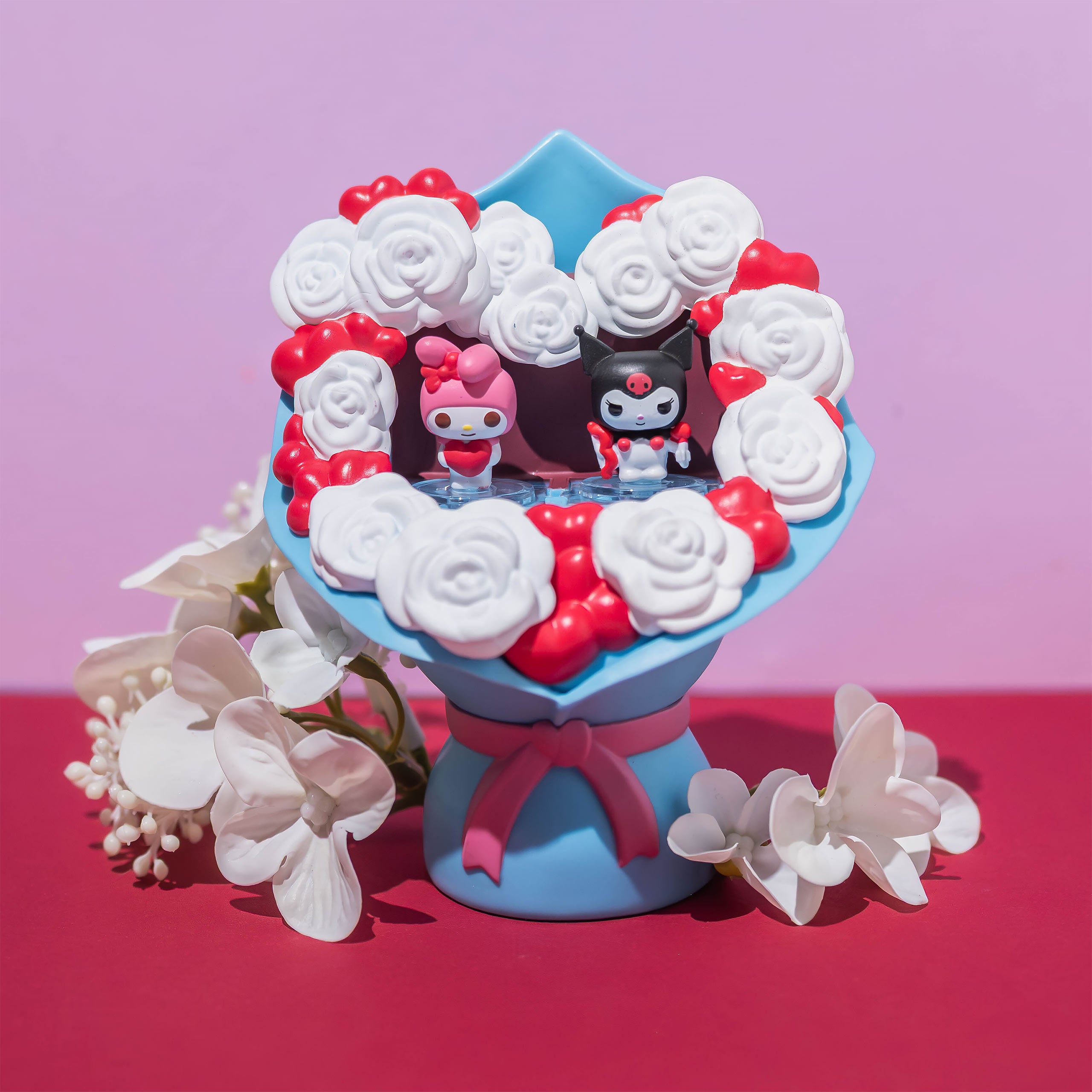 Productafbeelding Hello Kitty and Friends Kuromi en Hello Kitty Valentines Funko Bitty Pop Bouquet - Sanrio