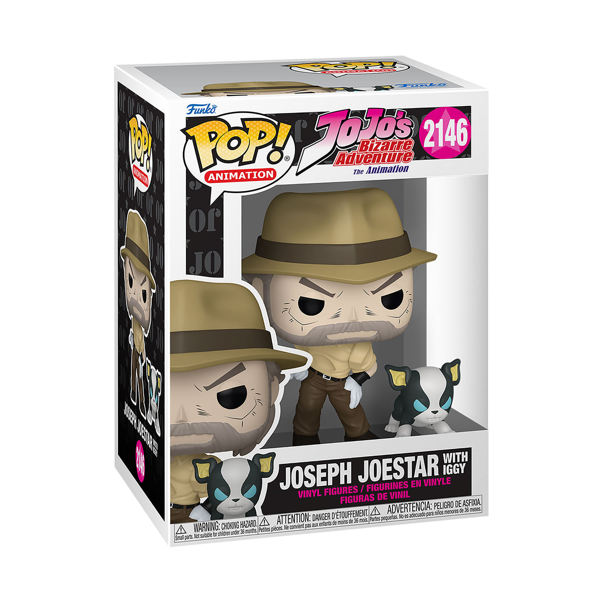 Productafbeelding JoJo's Bizarre Adventure - Joseph en Iggy Funko Pop! figuur