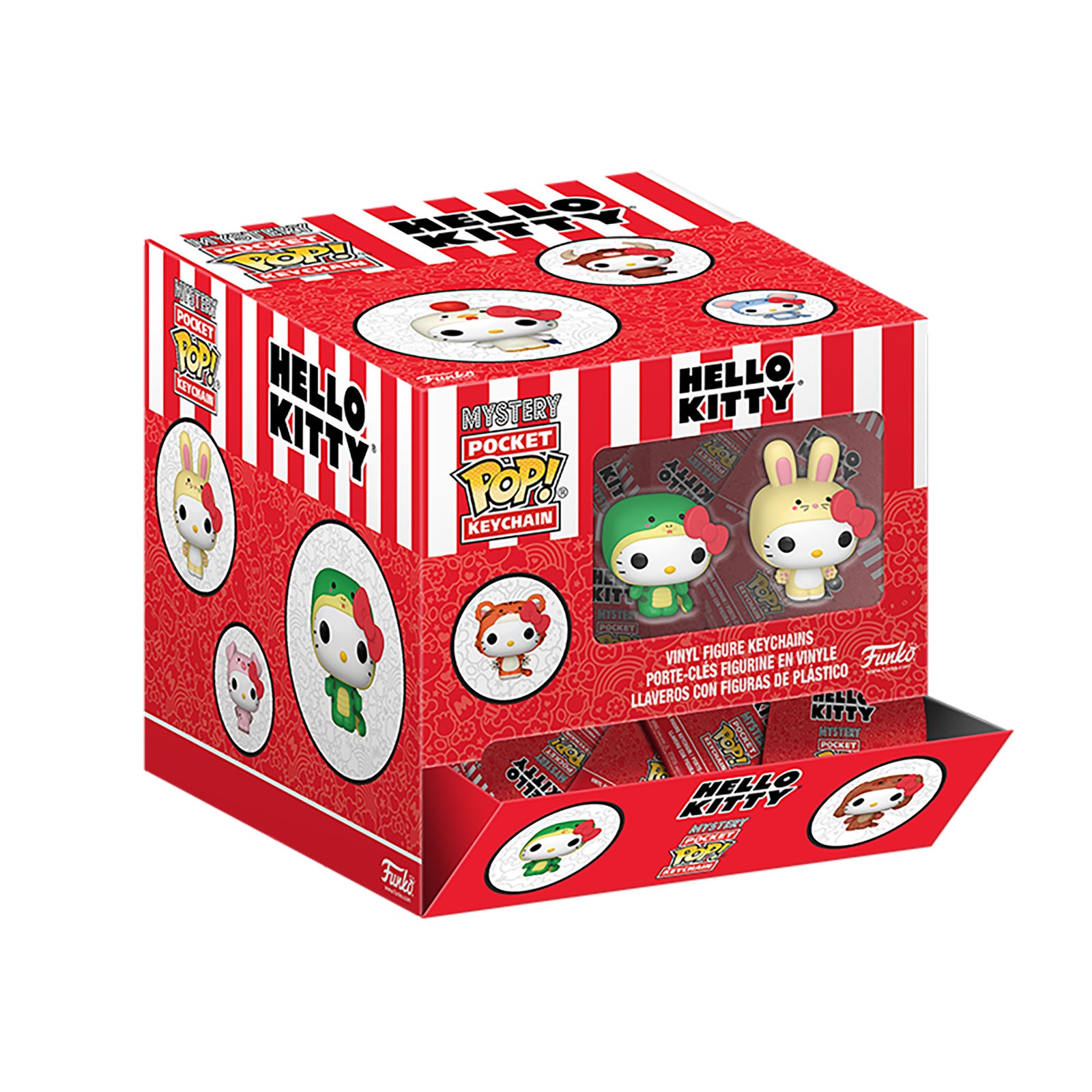 Productafbeelding Hello Kitty and Friends Animals Mystery Funko Pop sleutelhanger - Sanrio Display E1090674
