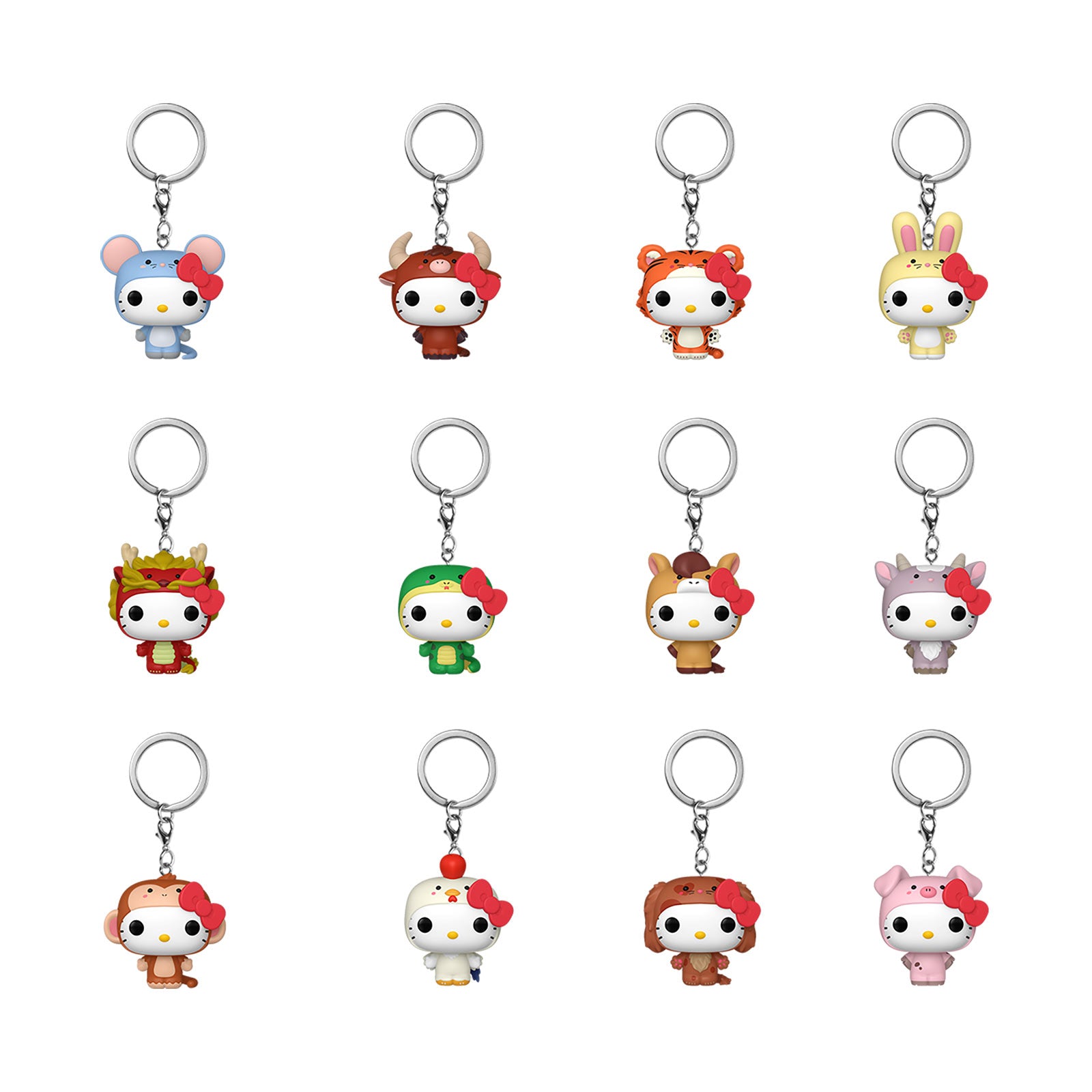 Productafbeelding Hello Kitty and Friends Animals Mystery Funko Pop sleutelhanger - Sanrio