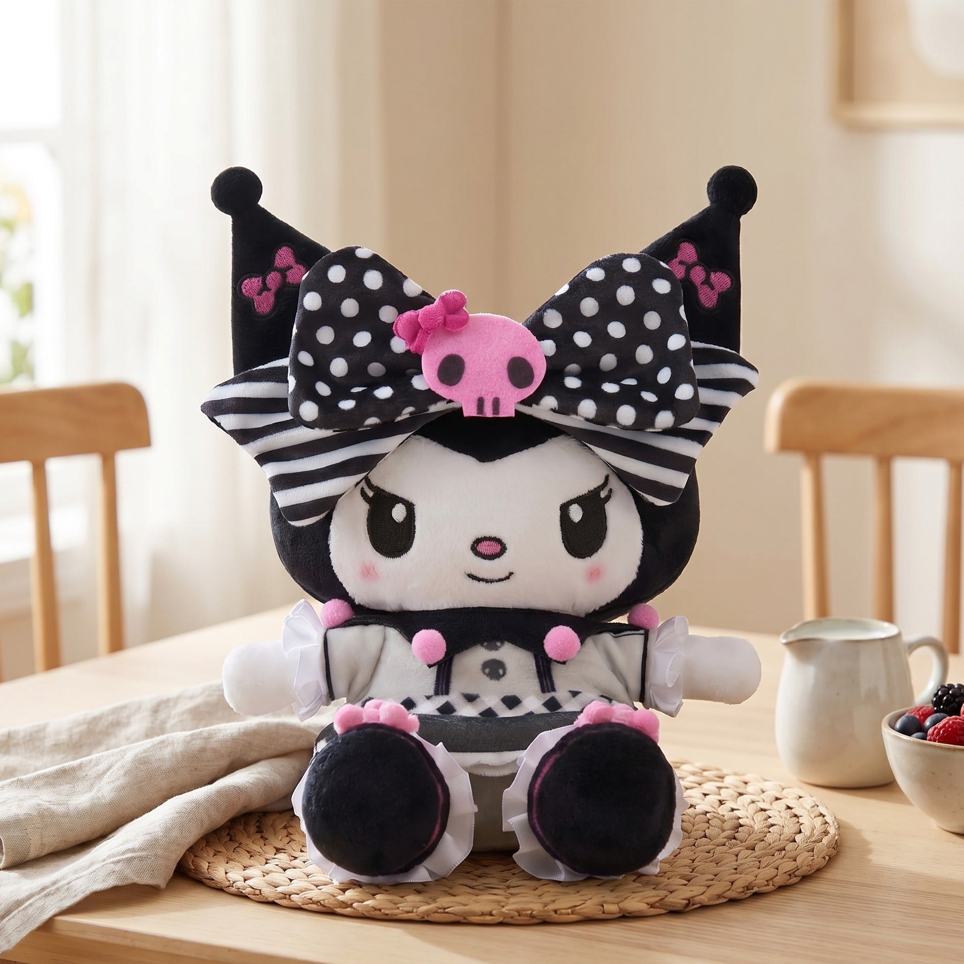 Productafbeelding Hello Kitty - Kuromi Pluchefiguur 31 cm