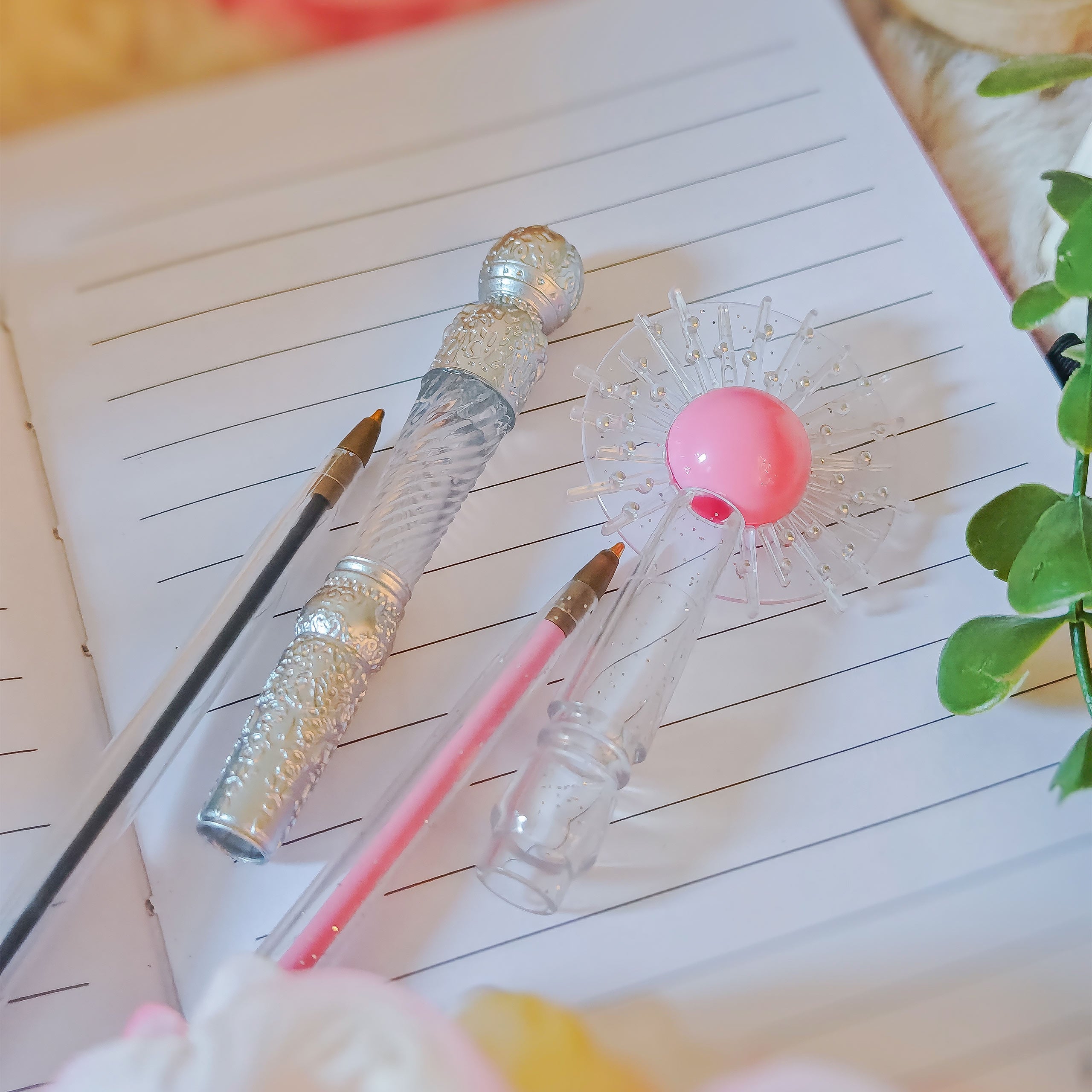 Productafbeelding Wicked - Glinda Toverstaf Pennen Set van 2