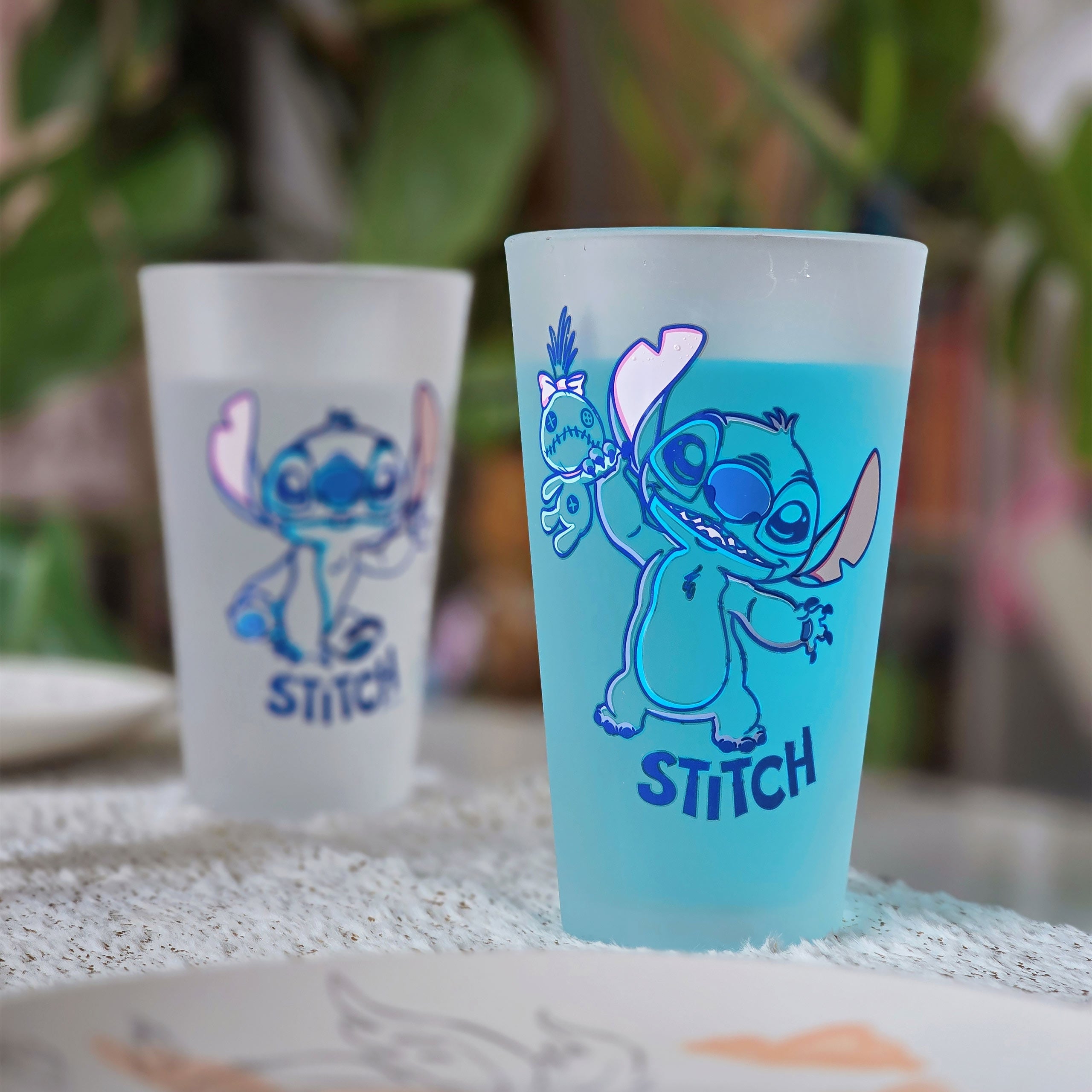 Productafbeelding Stitch Aloha glazen set van 2 - Lilo & Stitch