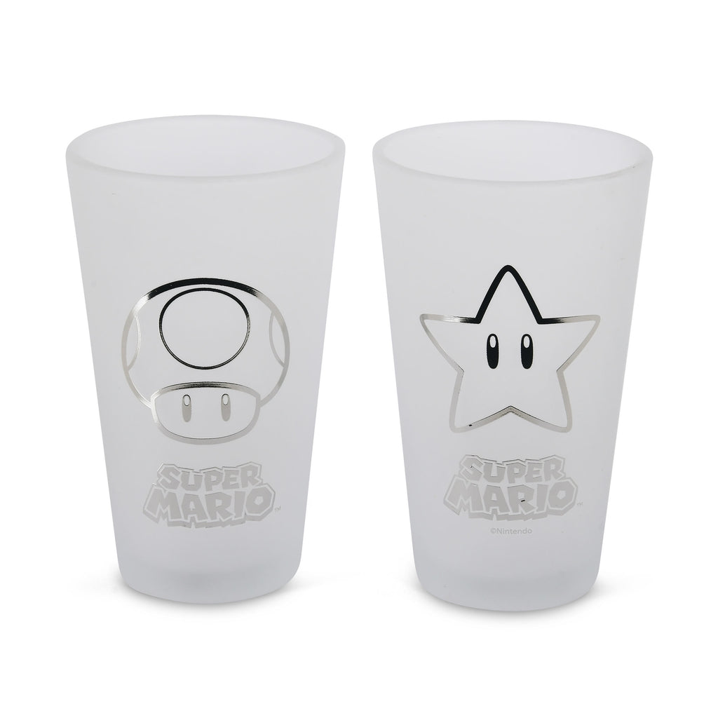 Productafbeelding Super Mario - Icons glazen set van 2
