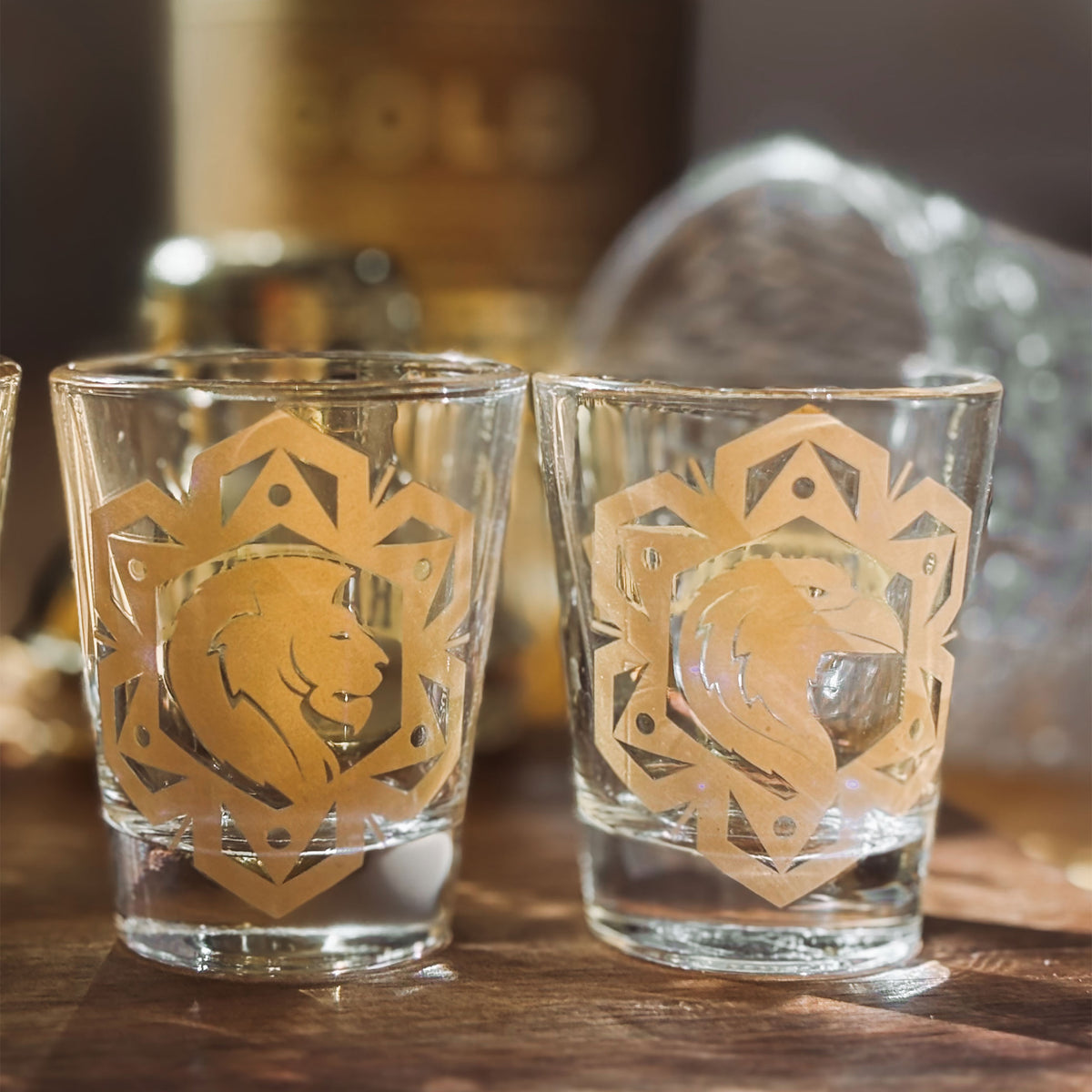 Productafbeelding Harry Potter - Magic and Mayhem glazen set van 4