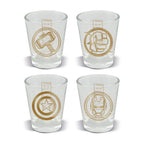Productafbeelding Marvel - Symbols shotglazen set van 4