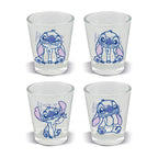 Productafbeelding Stitch Aloha glas set van 4 - Lilo & Stitch
