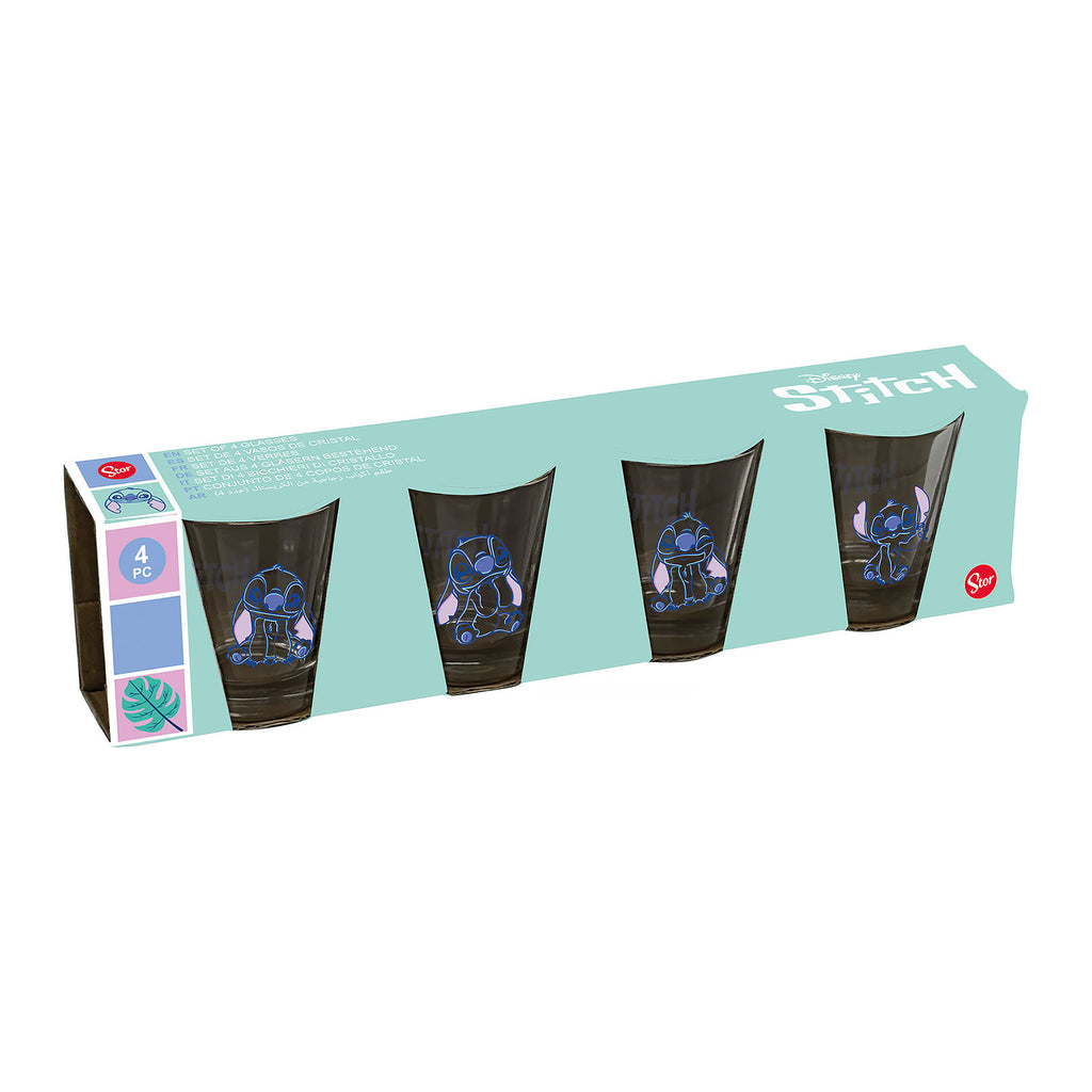 Productafbeelding Stitch Aloha glas set van 4 - Lilo & Stitch