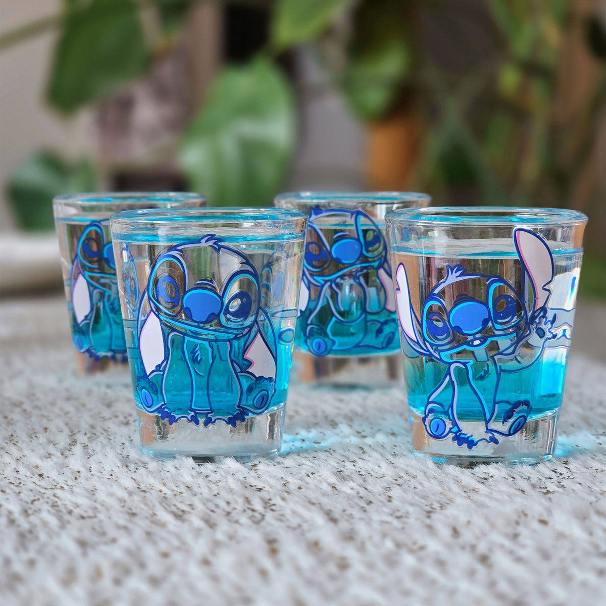 Productafbeelding Stitch Aloha glas set van 4 - Lilo & Stitch
