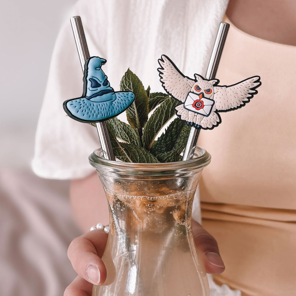 Productafbeelding Harry Potter - Sorteerhoed en Hedwig Rietjes Set van 2
