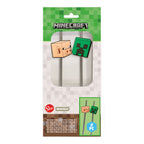 Productafbeelding Minecraft - Creeper en Pig rietjes set van 2