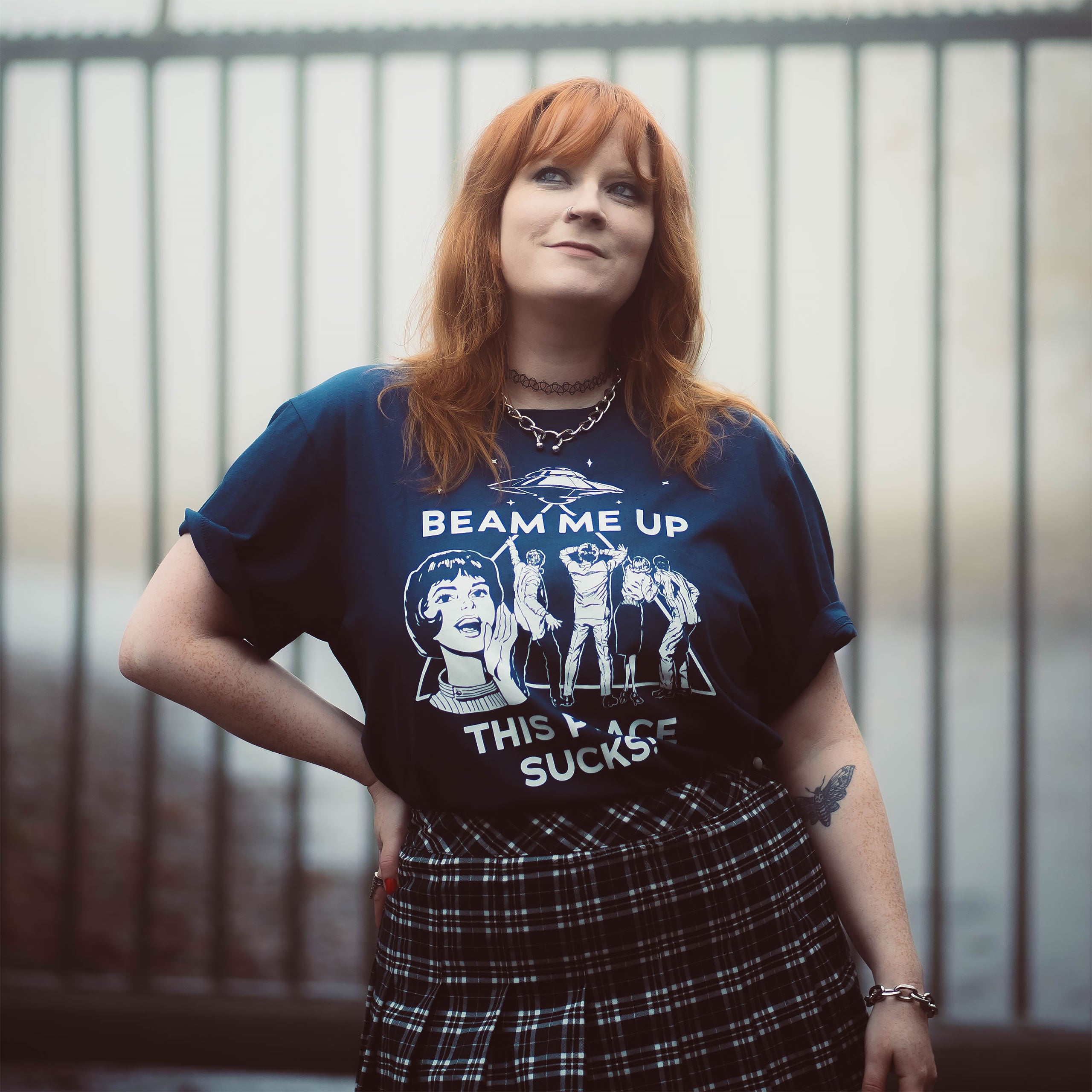 Productafbeelding Stranger Things - Beam Me Up T-shirt
