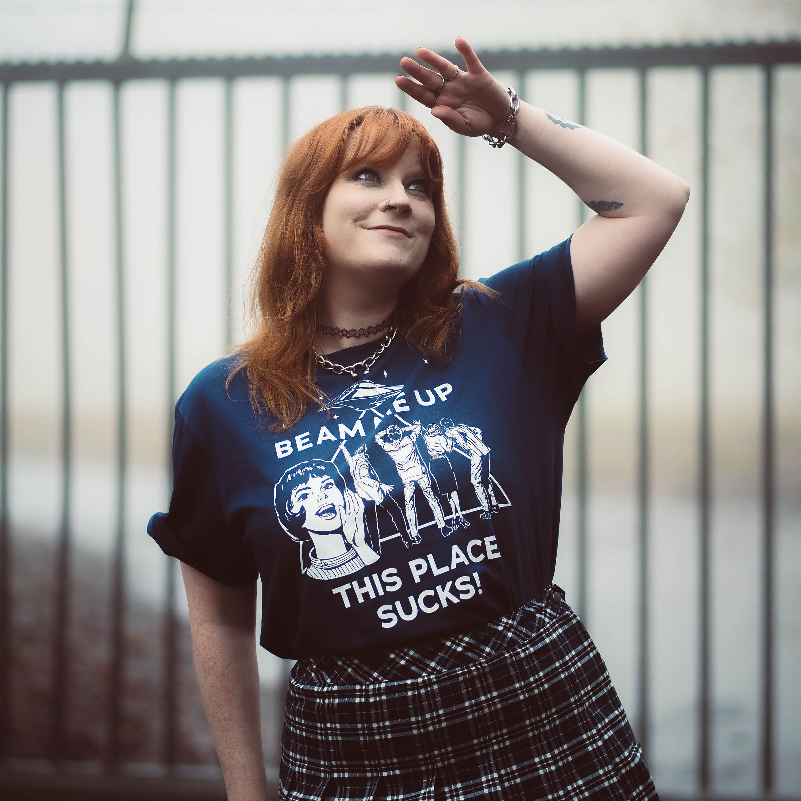 Productafbeelding Stranger Things - Beam Me Up T-shirt