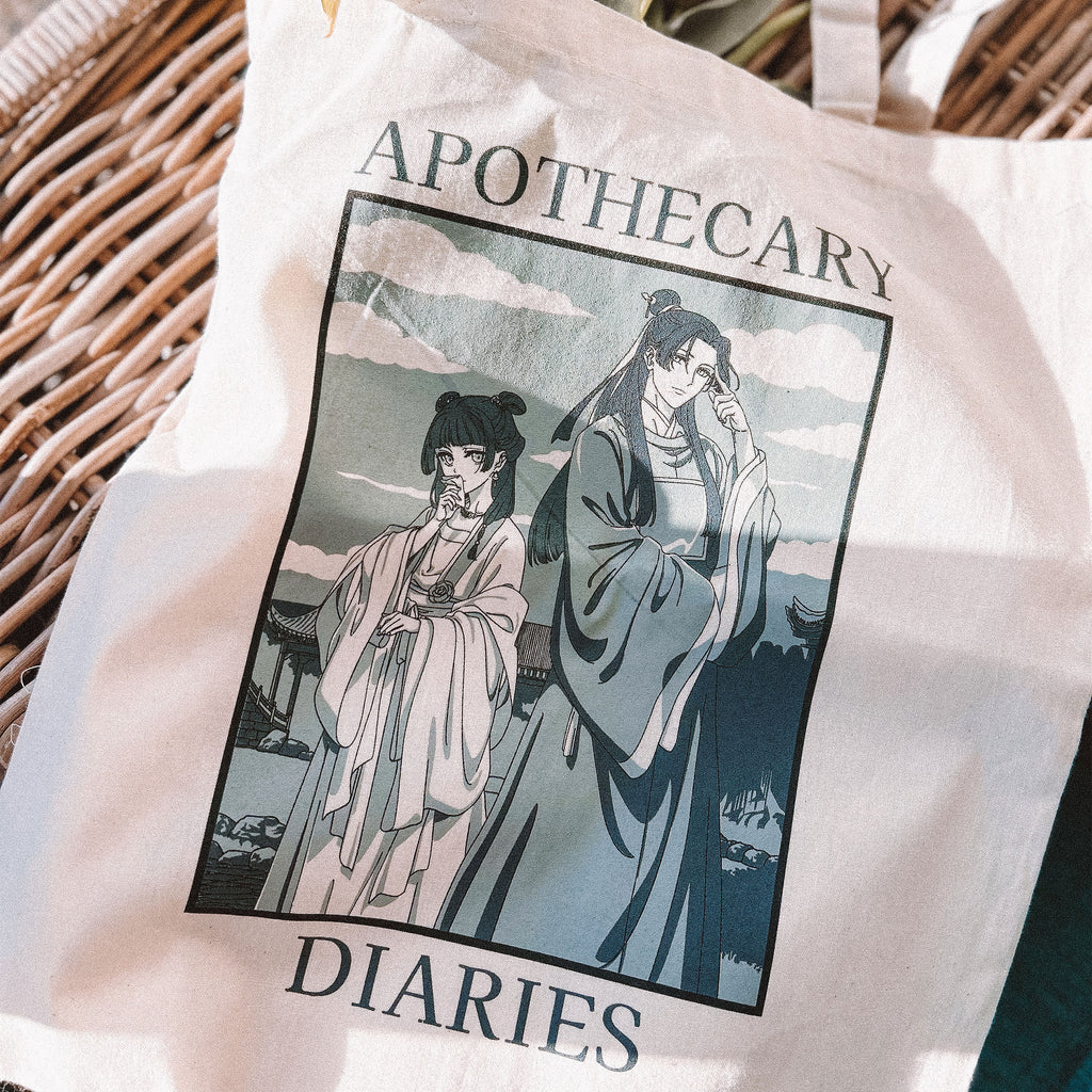 Productafbeelding Maomao en Jinshi tote bag voor fans van The Apothecary Diaries