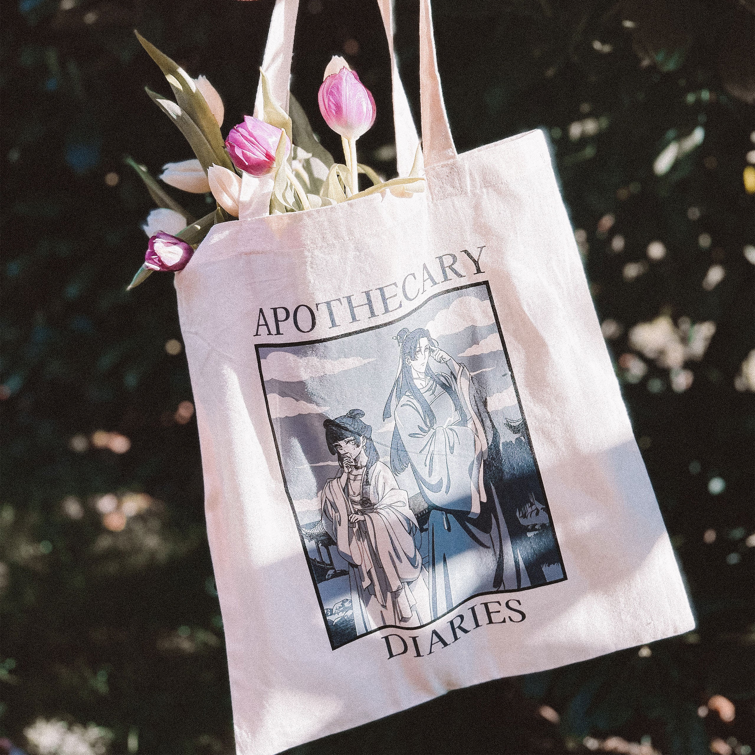 Productafbeelding Maomao en Jinshi tote bag voor fans van The Apothecary Diaries