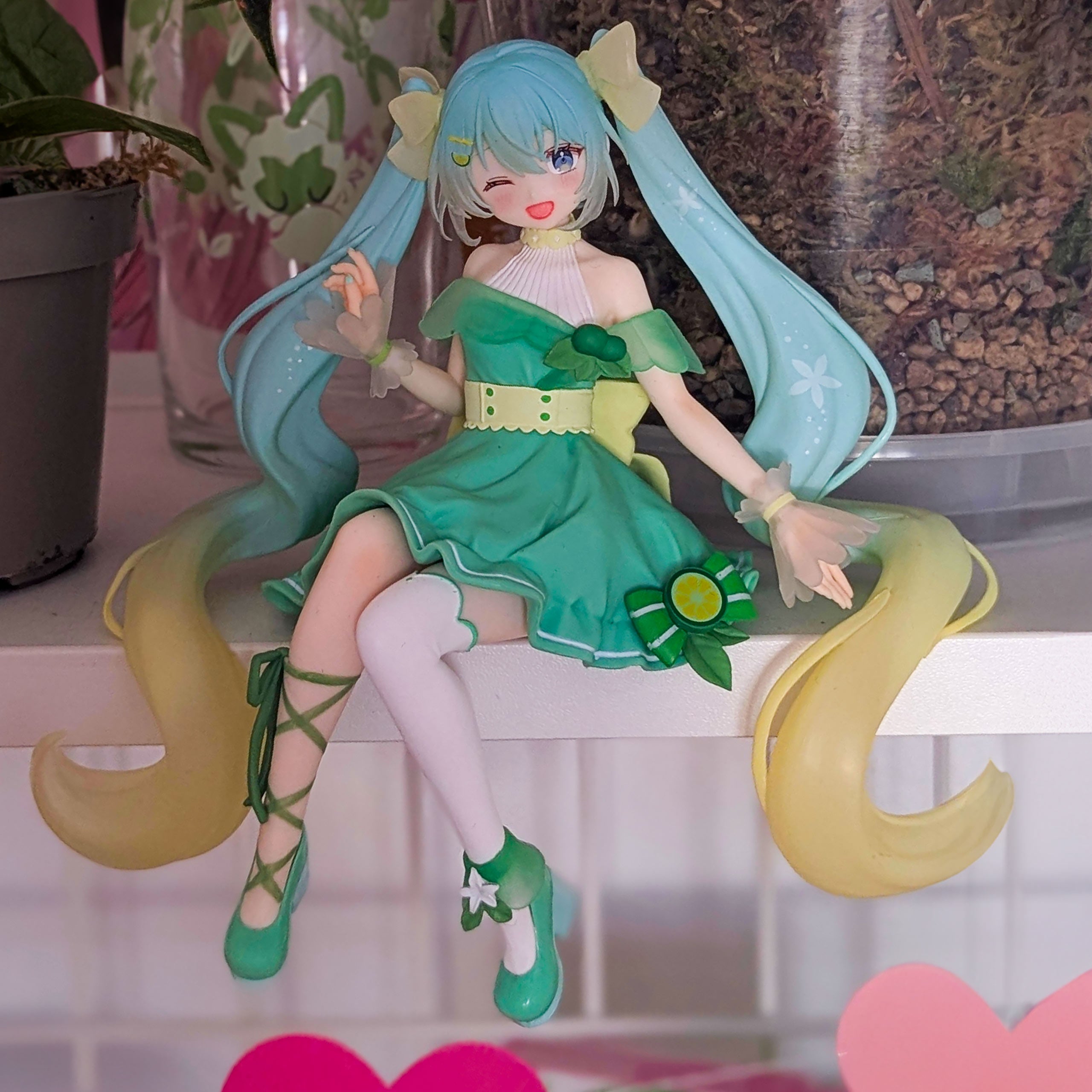 Productafbeelding Miku Lime Noodle Stopper Figuur - Hatsune Miku