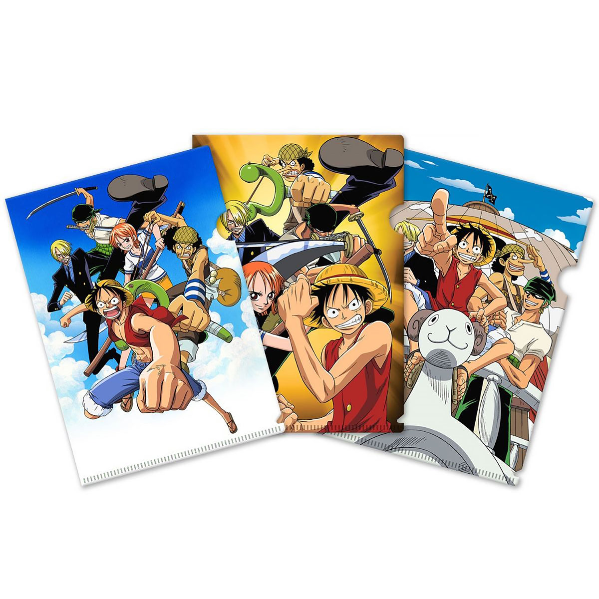 Productafbeelding One Piece - Strohoedbende Documenthoesjes set van 3