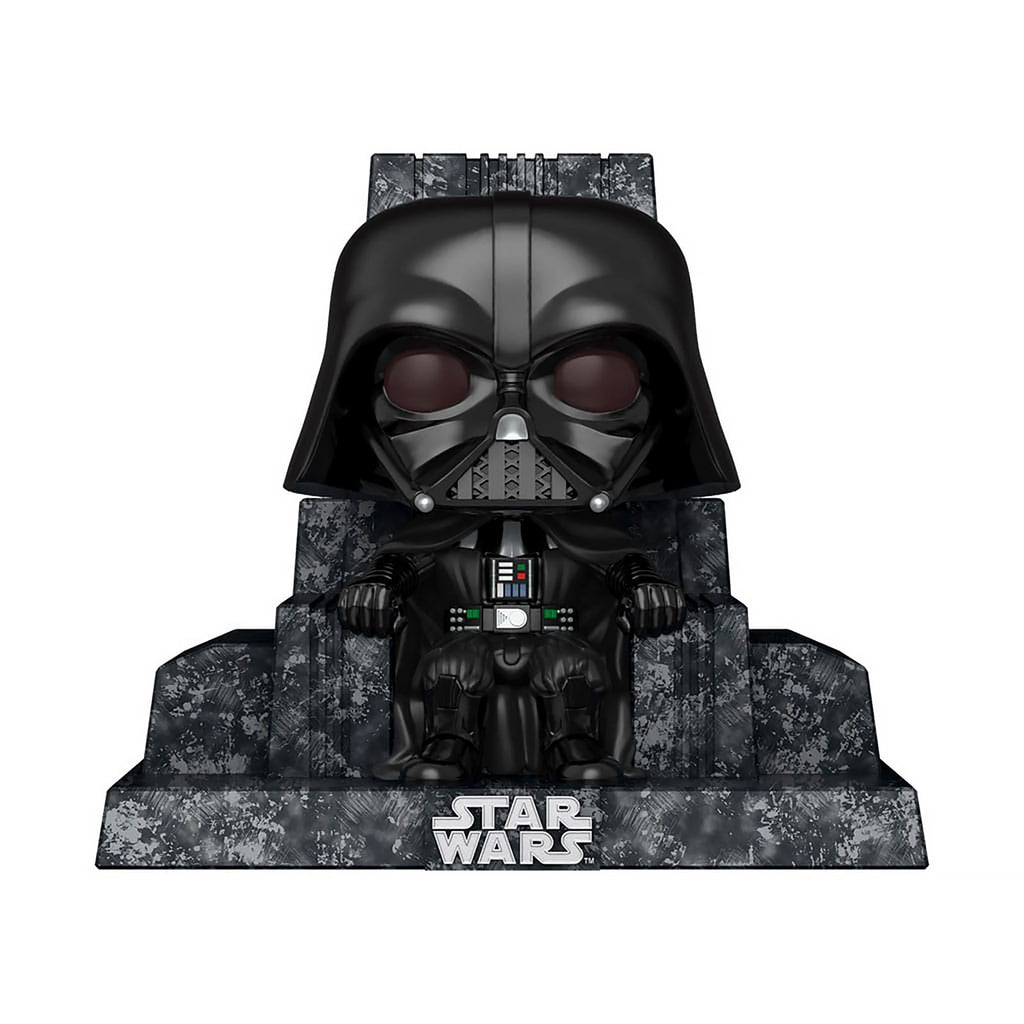 Productafbeelding Star Wars - Darth Vader op troon Deluxe Funko Pop figuur