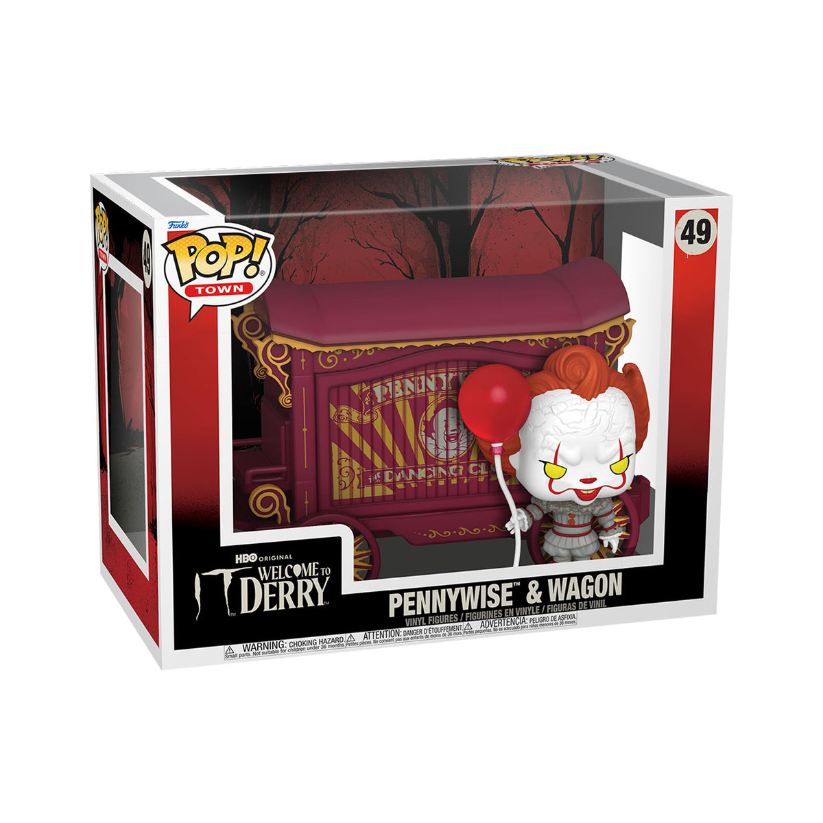 Productafbeelding Stephen Kings IT - Pennywise met Wagon Funko Pop! Figuur