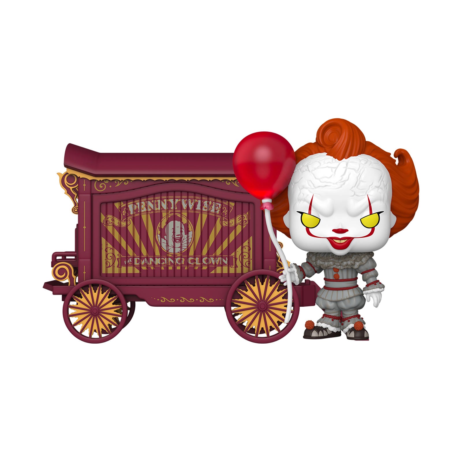 Productafbeelding Stephen Kings IT - Pennywise met Wagon Funko Pop! Figuur