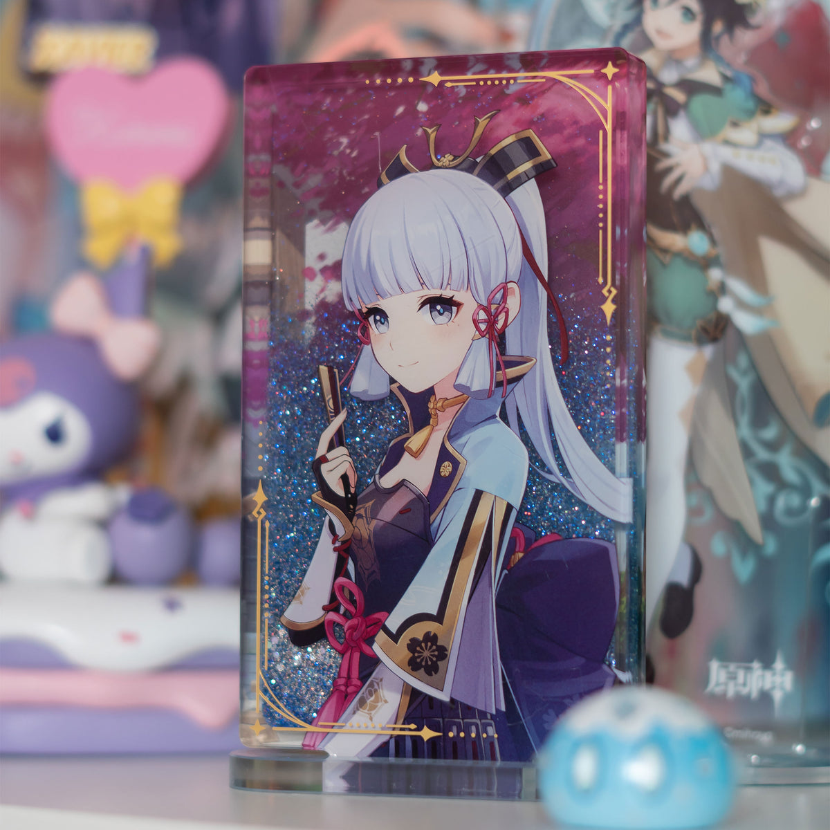Productafbeelding Genshin Impact - Kamisato Ayaka acrylornament met glitter