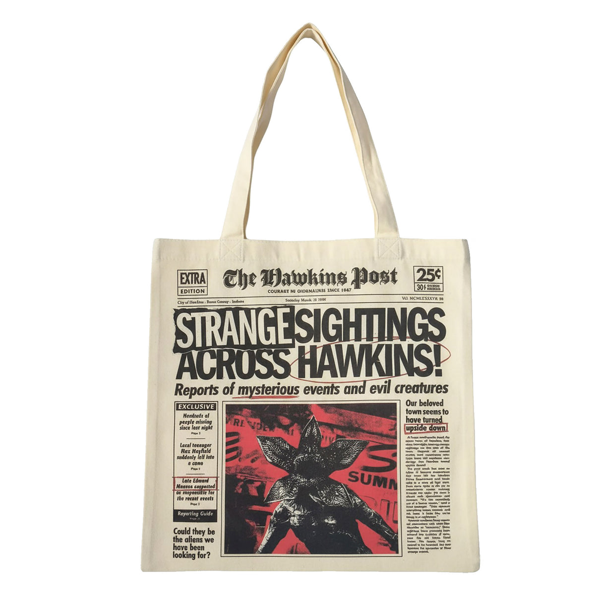 Productafbeelding Stranger Things - Strange Sightings Tote Bag