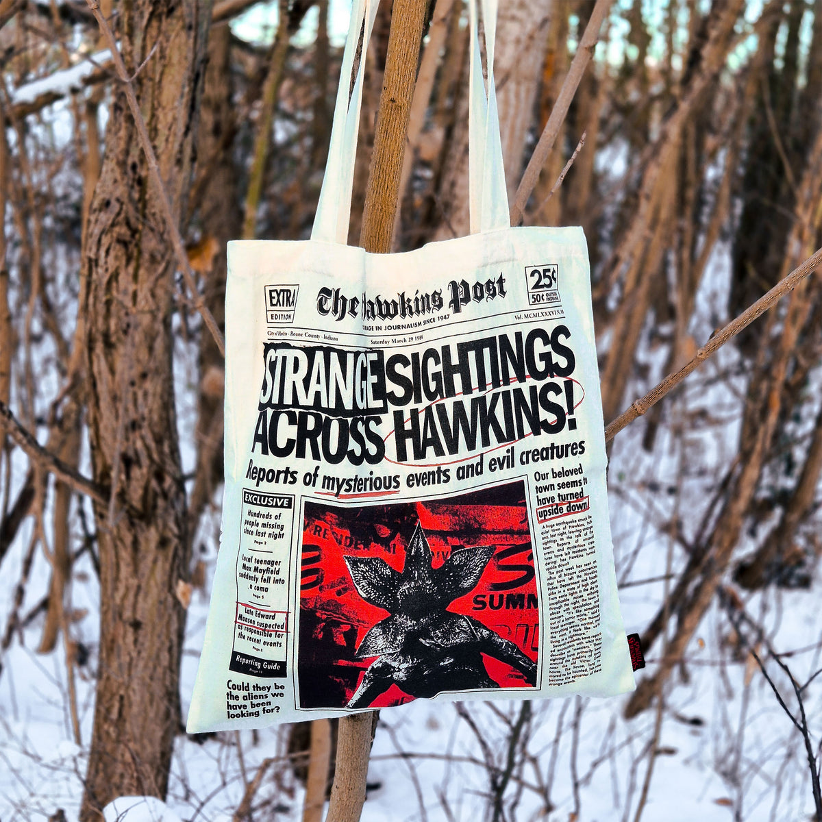 Productafbeelding Stranger Things - Strange Sightings Tote Bag