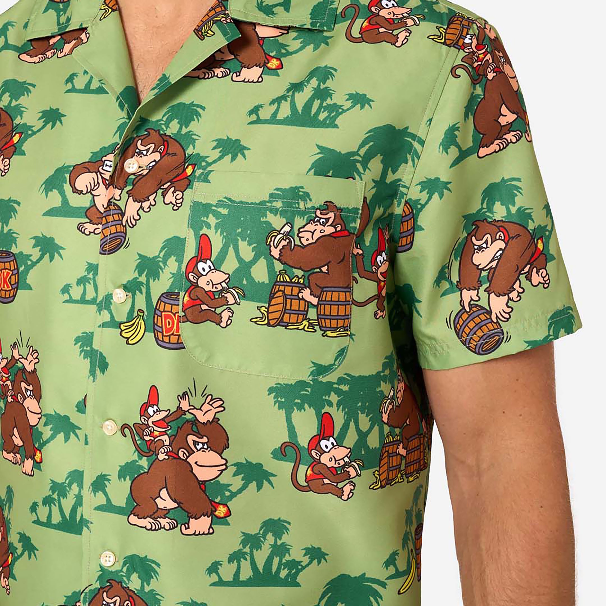 Productafbeelding Donkey Kong - Bananas Korte Mouwen Overhemd