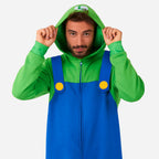 Productafbeelding Super Mario - Luigi Onesie voor volwassenen