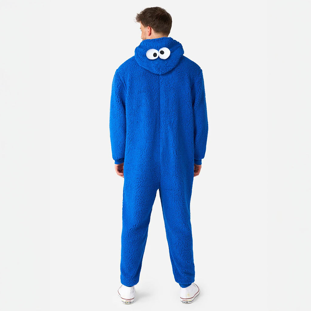 Productafbeelding Sesamstraat - Cookie Monster Pluche Onesie voor Volwassenen