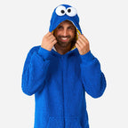 Productafbeelding Sesamstraat - Cookie Monster Pluche Onesie voor Volwassenen