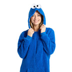 Productafbeelding Sesamstraat - Cookie Monster Pluche Onesie voor Volwassenen